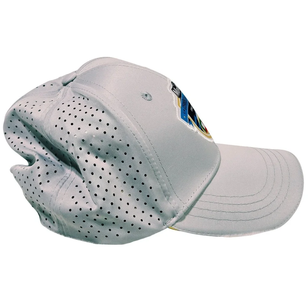 Modelo Gray La Cerveza Del Futbol Perforated Snapback Hat OSFM Soccer Beer Cap